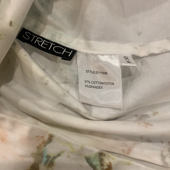 HAND BLEACHED JACKET FLORAL - Picture 6 of 10